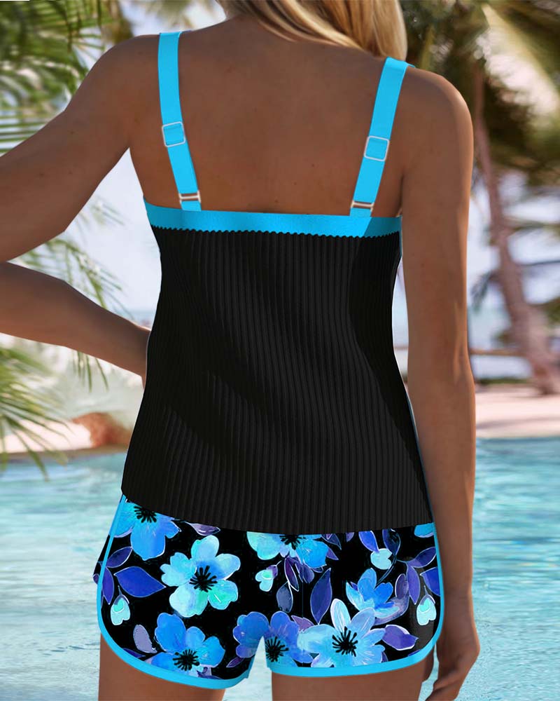 Women's Tummy Control Tankini Set | Flattering Two-Piece Swimwear