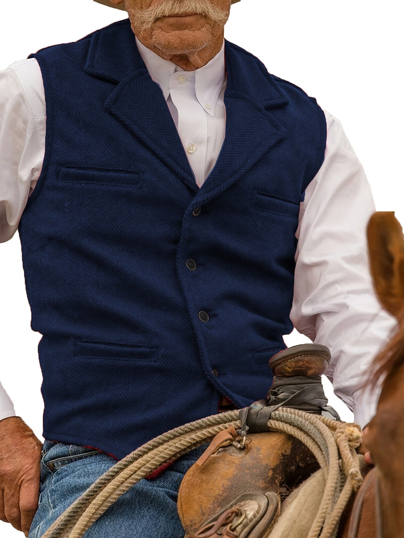 Men's Heritage Herringbone Vest
