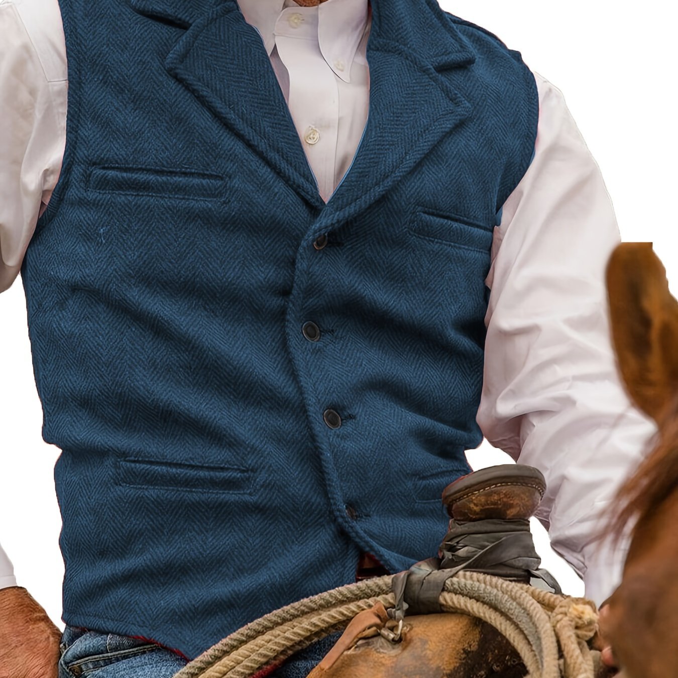Men's Heritage Herringbone Vest