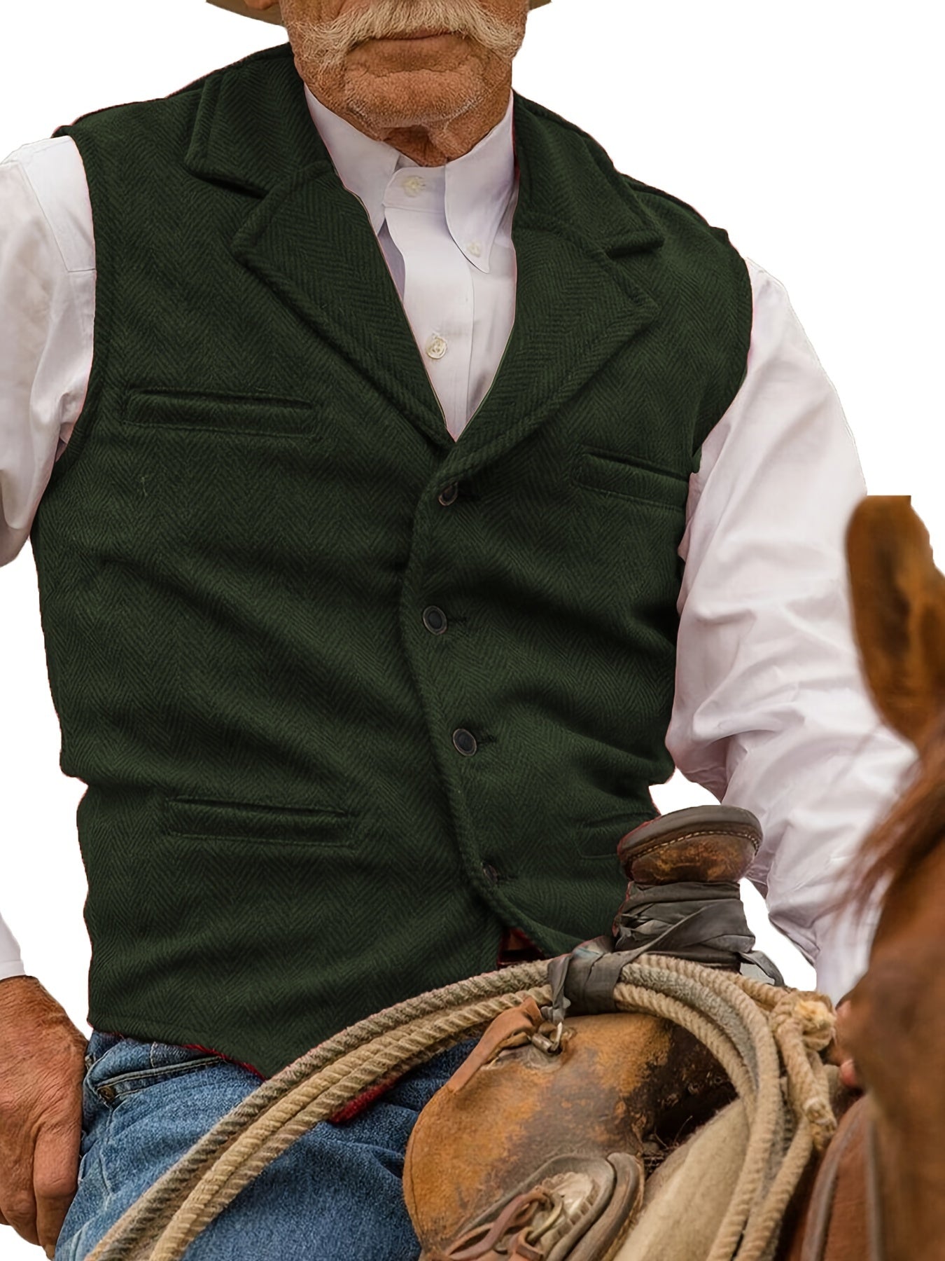 Men's Heritage Herringbone Vest