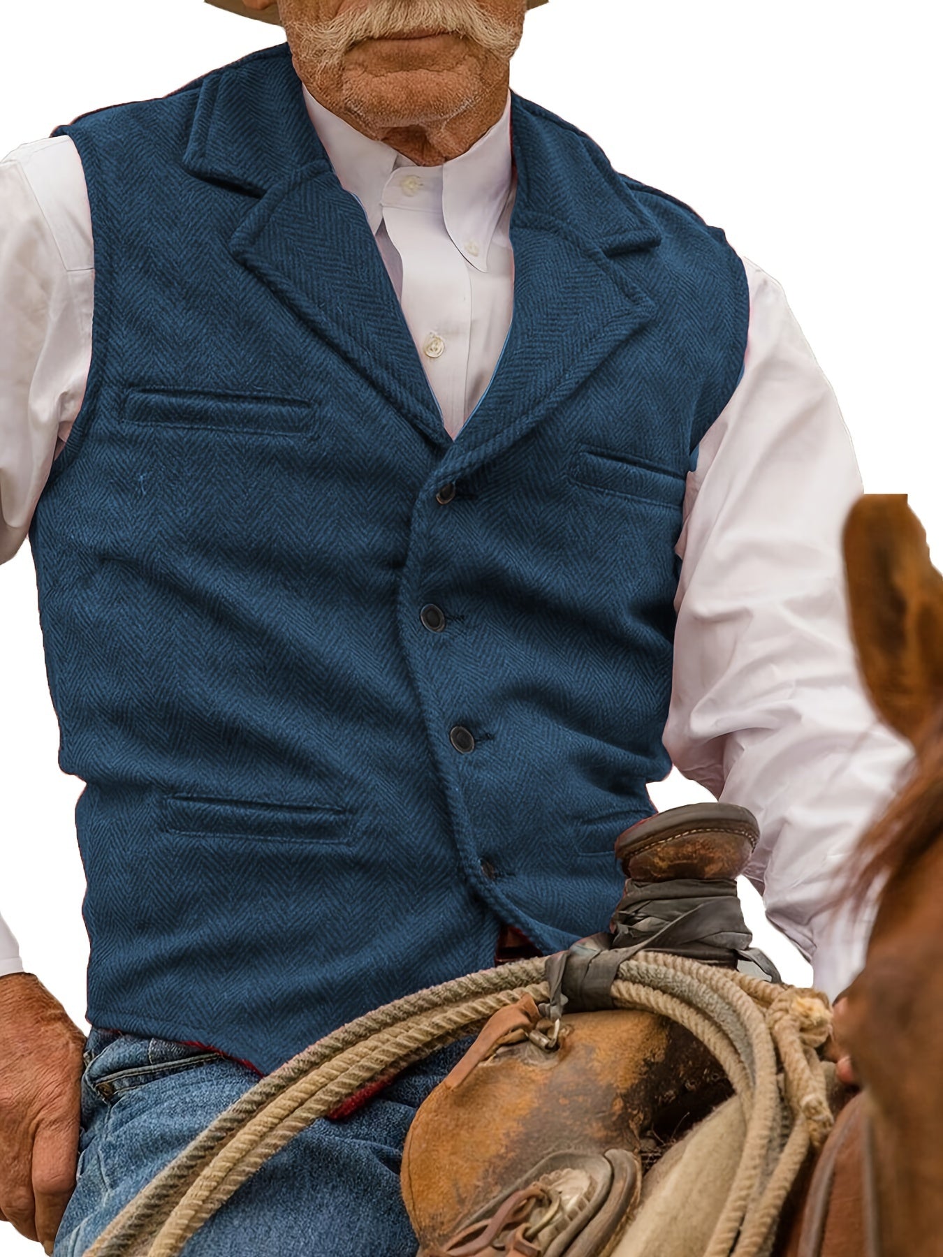Men's Heritage Herringbone Vest