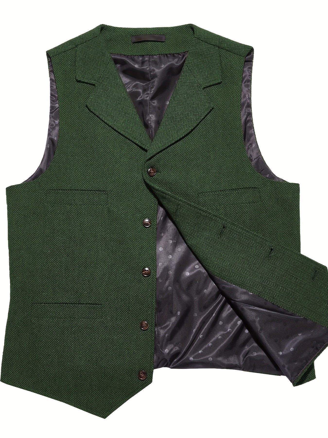 Men's Herringbone Tailored Vest