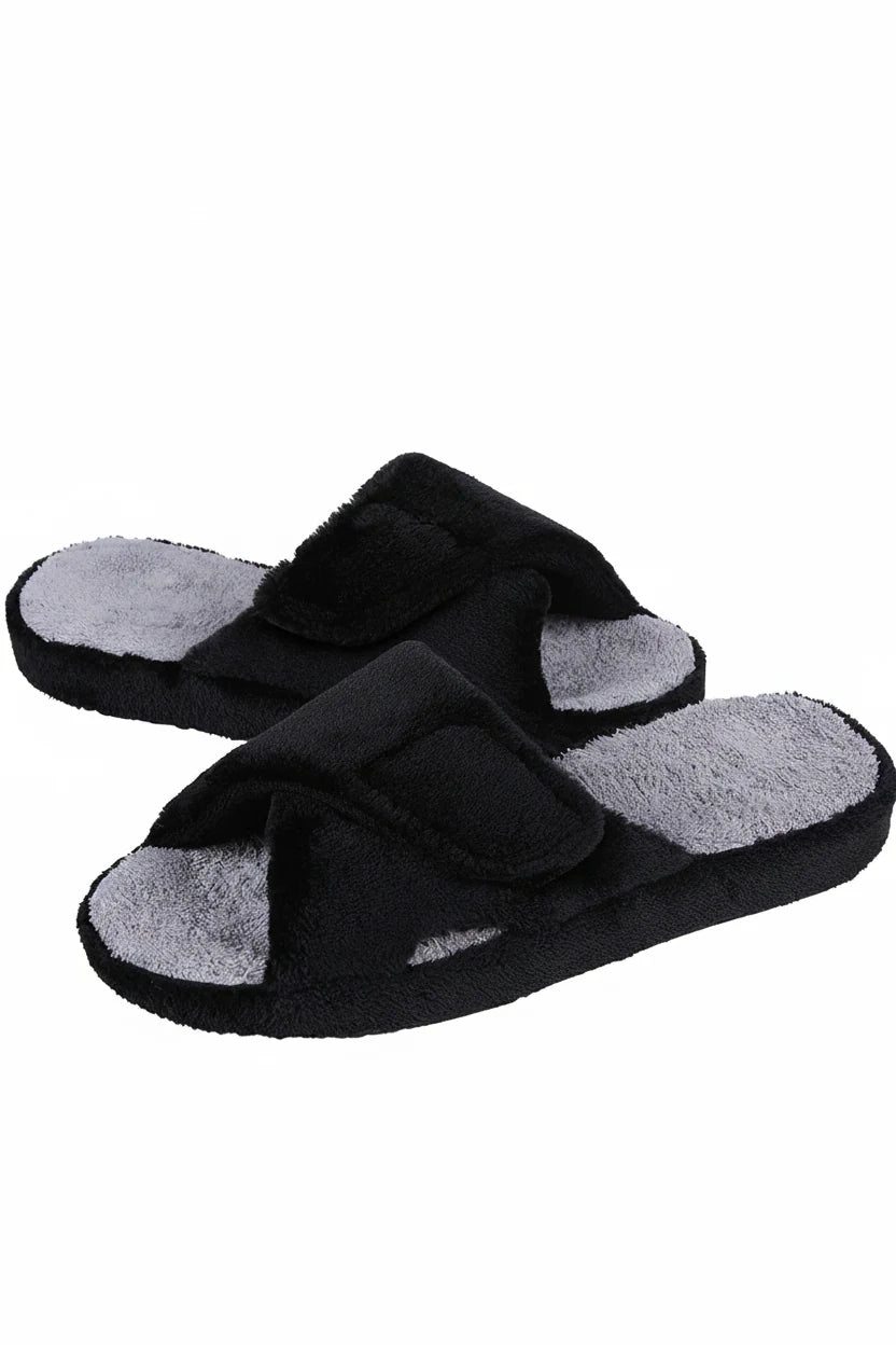 Women's Adjustable Open Toe EVA Slippers | Cushioned Indoor Flat