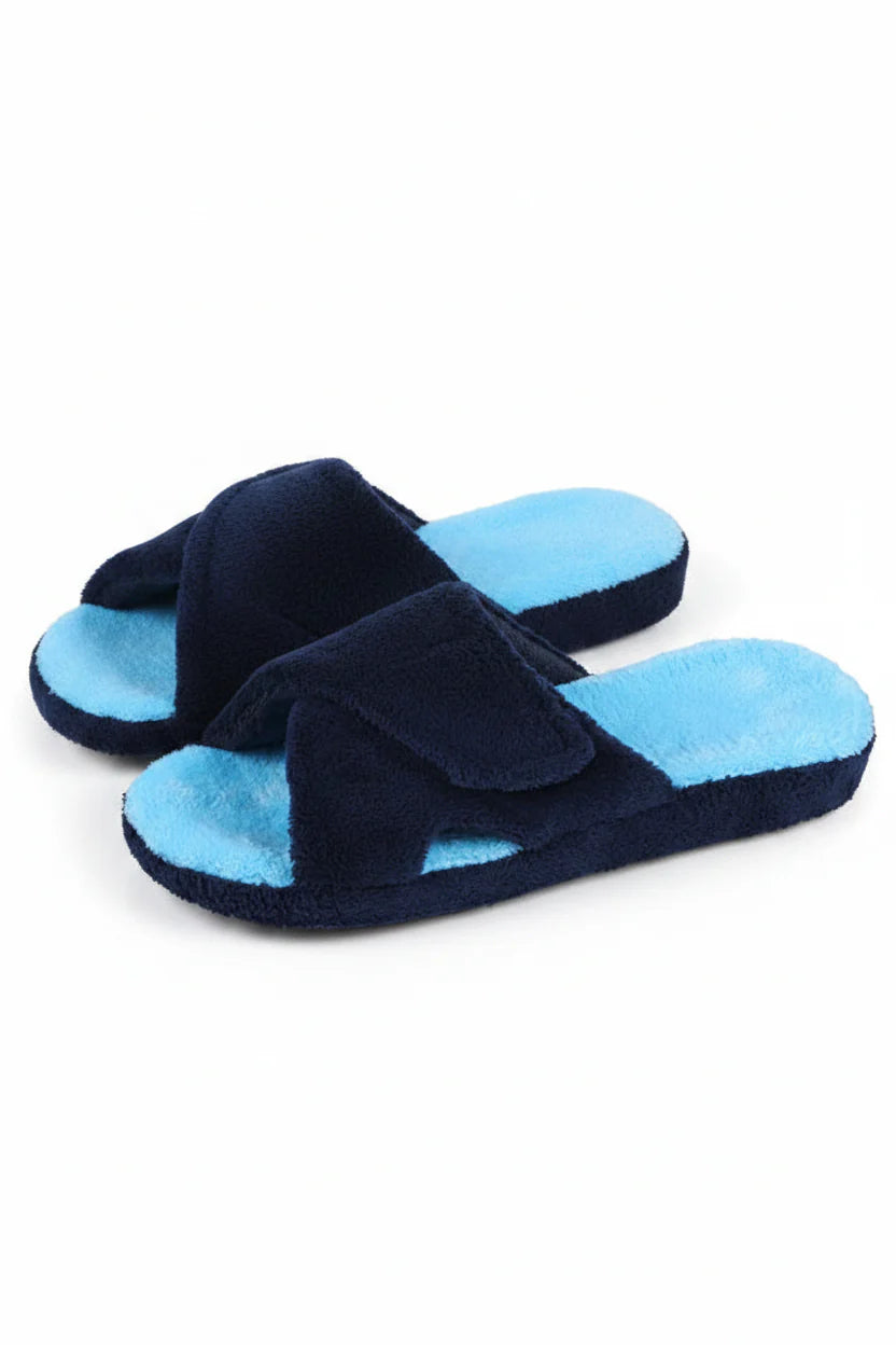 Women's Adjustable Open Toe EVA Slippers | Cushioned Indoor Flat
