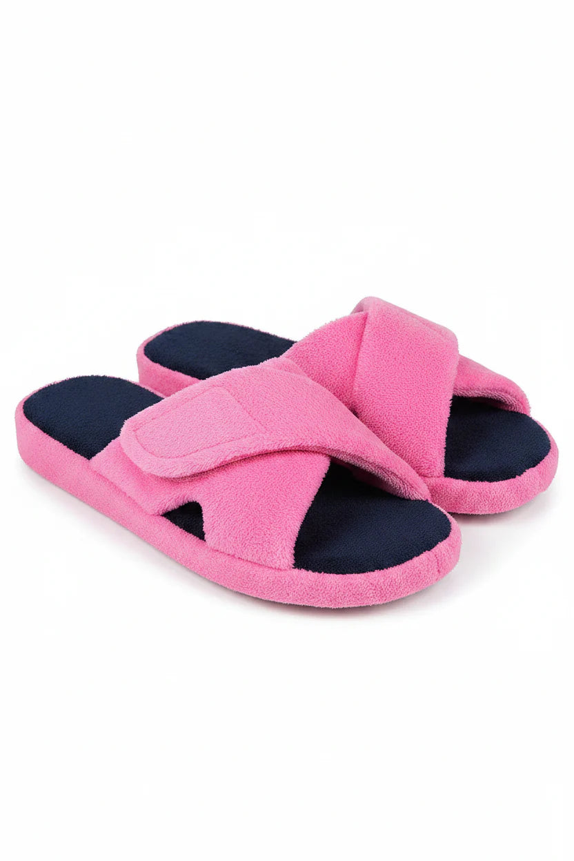 Women's Adjustable Open Toe EVA Slippers | Cushioned Indoor Flat