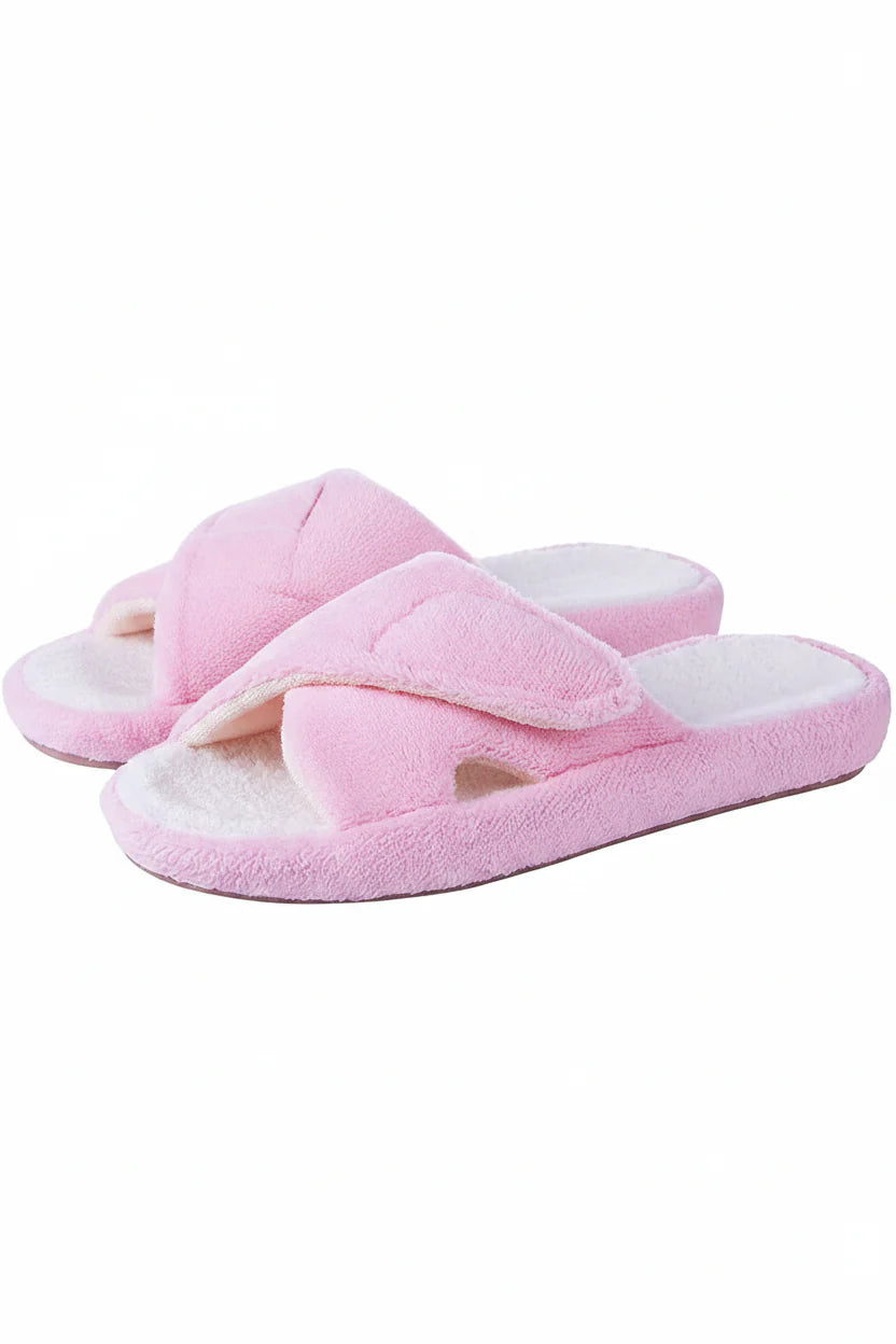 Women's Adjustable Open Toe EVA Slippers | Cushioned Indoor Flat