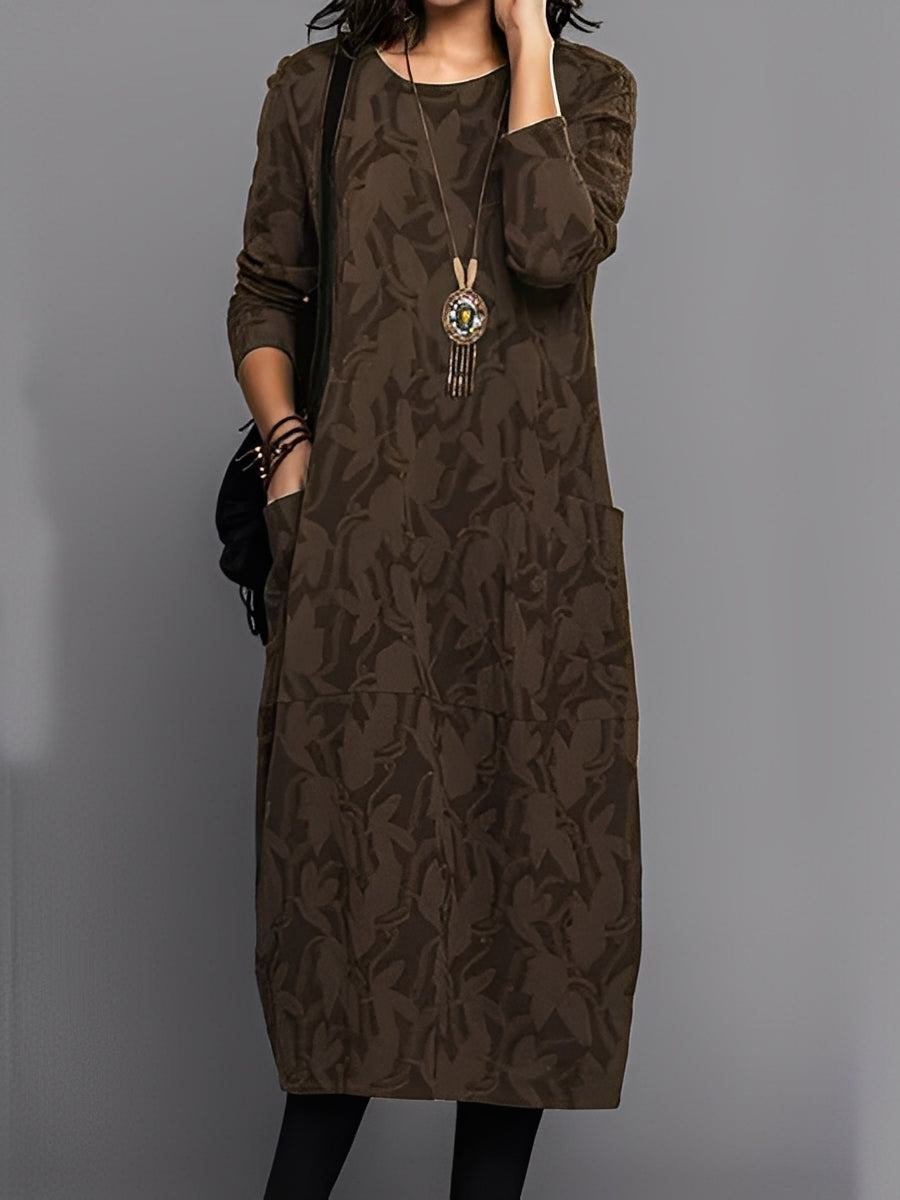 Women's Green Long Printed Everyday Summer Dress