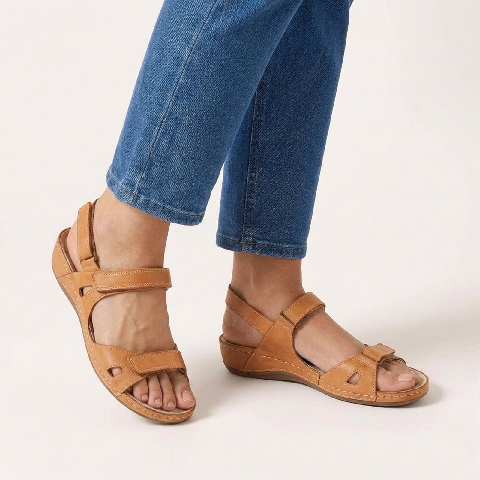 Women's Isabella orthopedic sandals open toe - side view