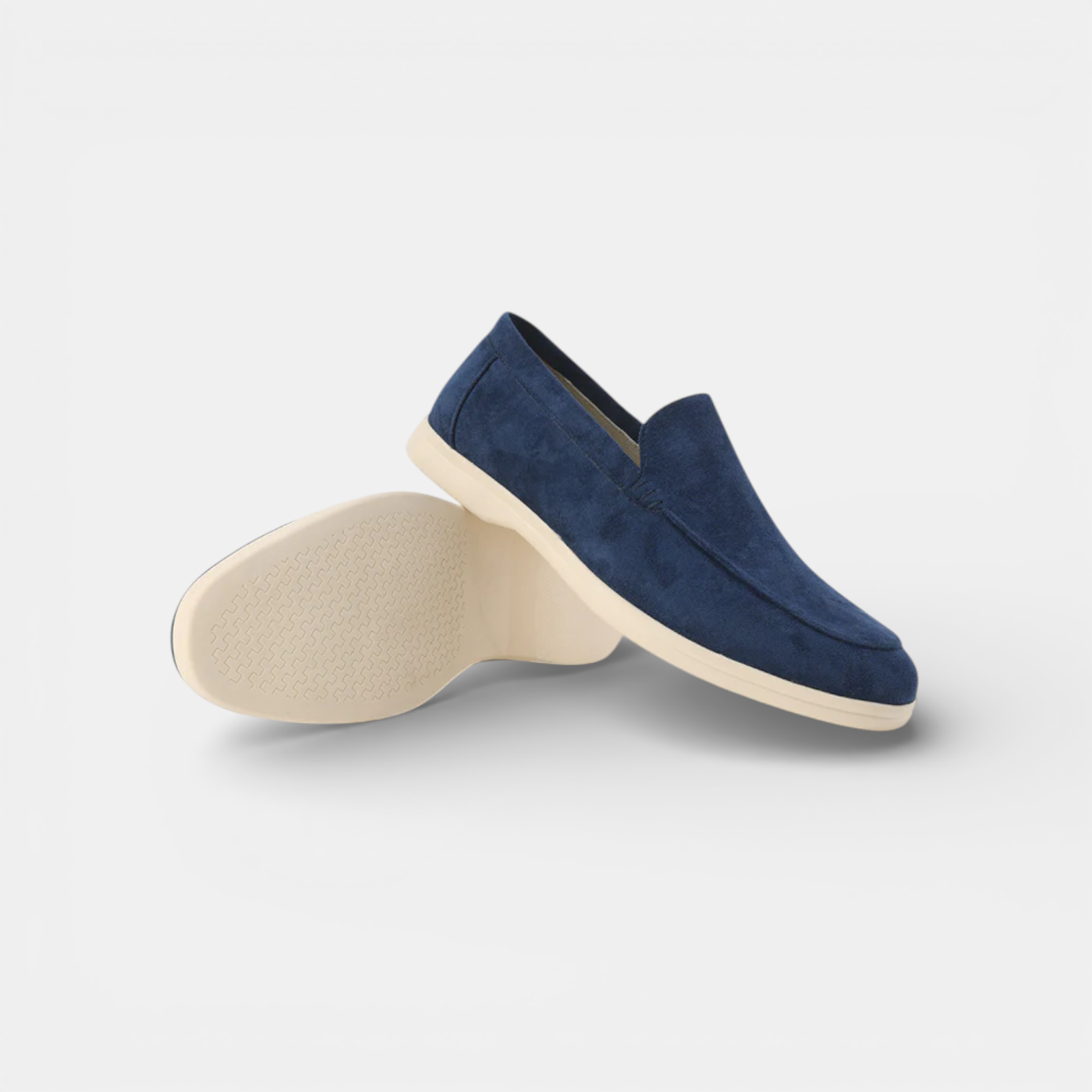 mens suede loafers | comfortable luxury summer shoes - lifestyle view
