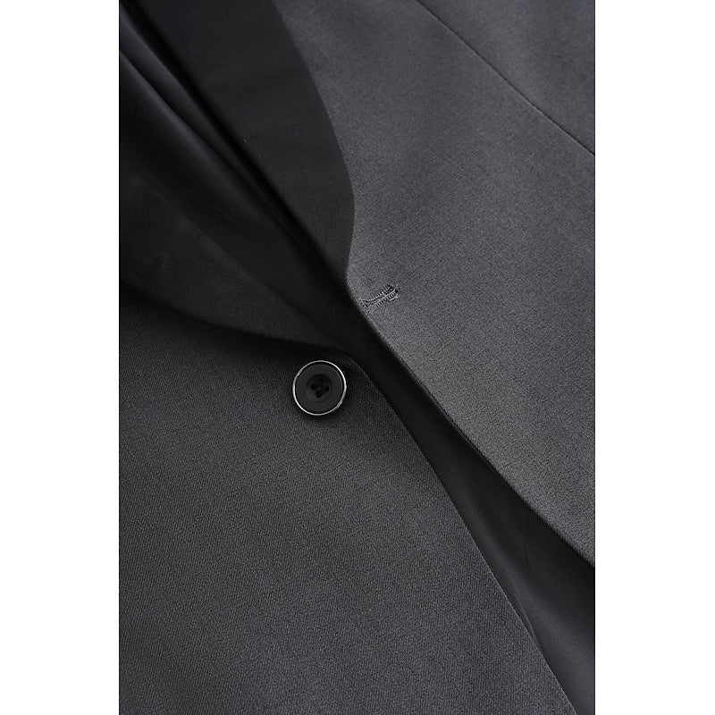Men's Single Button Slim Fit Two-Piece Suit | Formal Attire