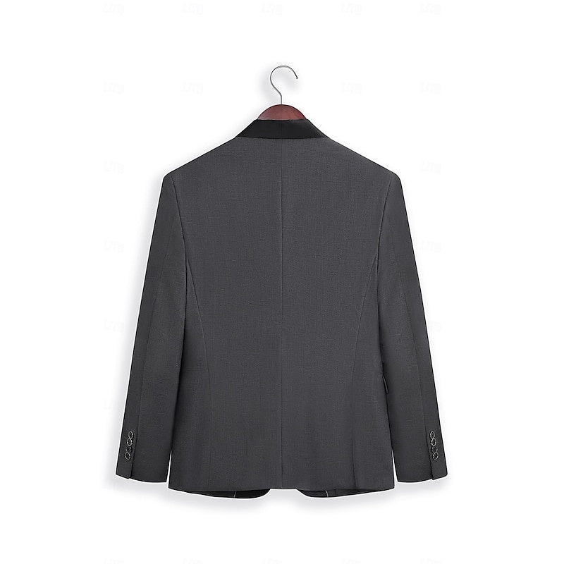 Men's Single Button Slim Fit Two-Piece Suit | Formal Attire