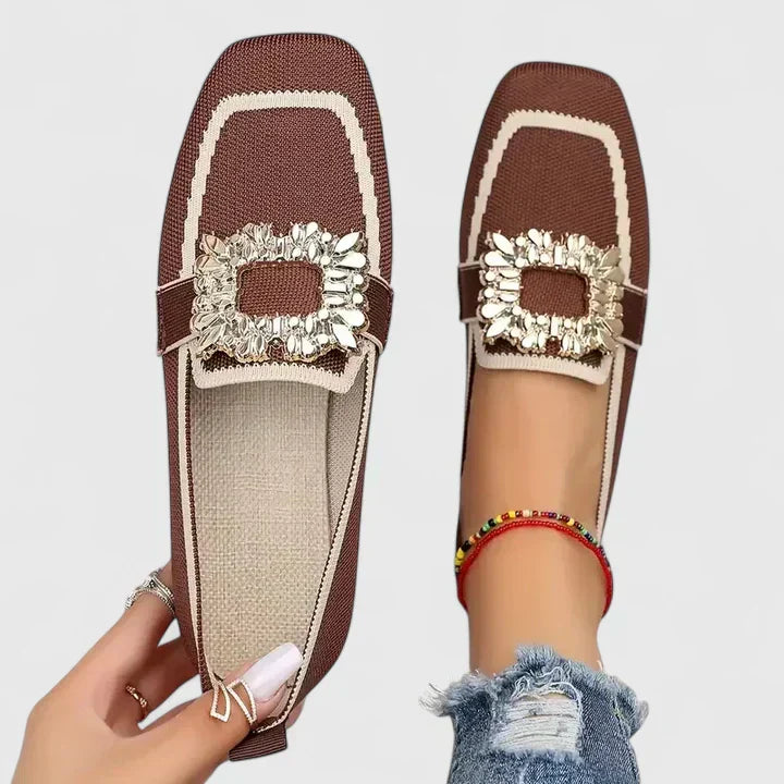 Women's Supportive Cushioned Loafers | Everyday Slip-On Flat Shoes