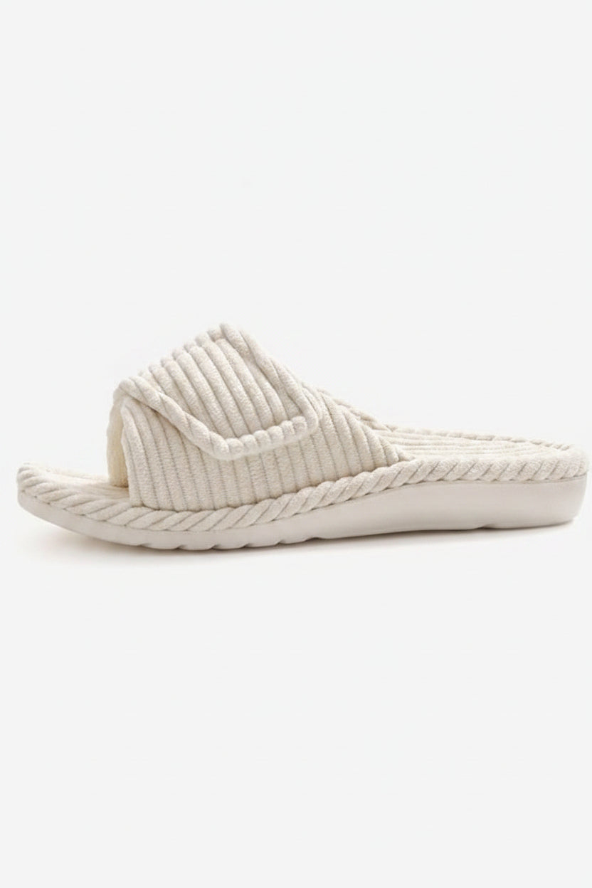 Women's Adjustable Open Toe EVA Slippers | Cushioned Indoor Flat