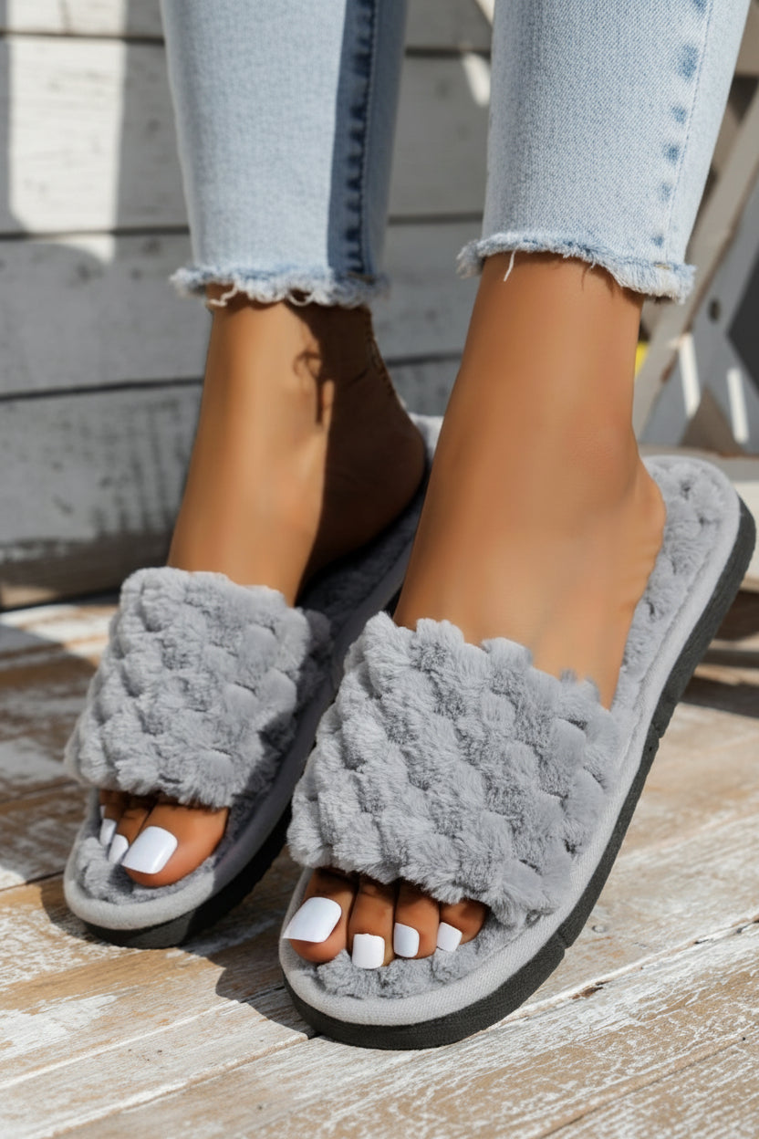 Women's Adjustable Open Toe EVA Slippers | Cushioned Indoor Flat