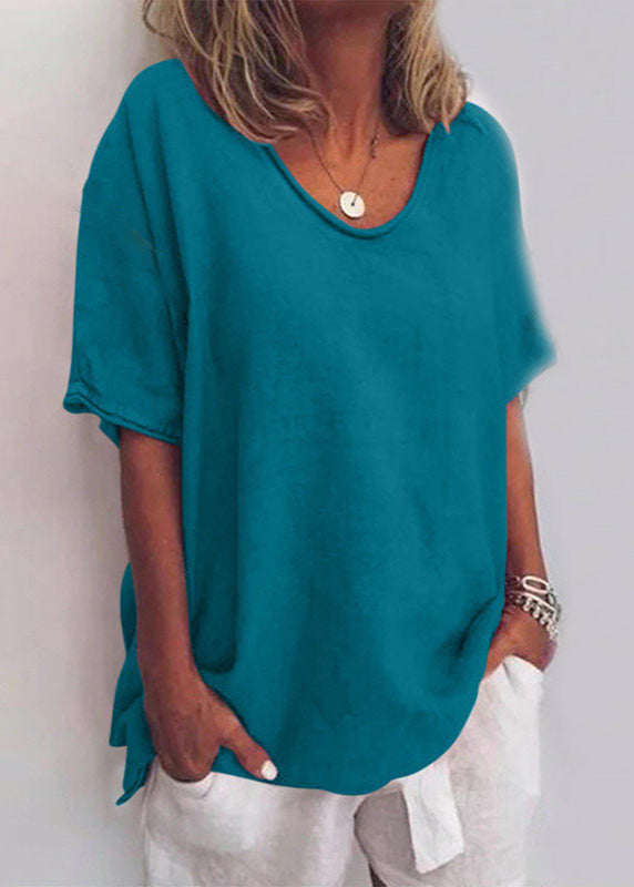 Women's Grey Loose-Fit Blouse | Casual Relaxed Top