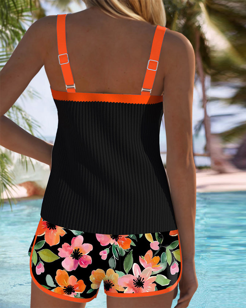 Women's Tummy Control Tankini Set | Flattering Two-Piece Swimwear