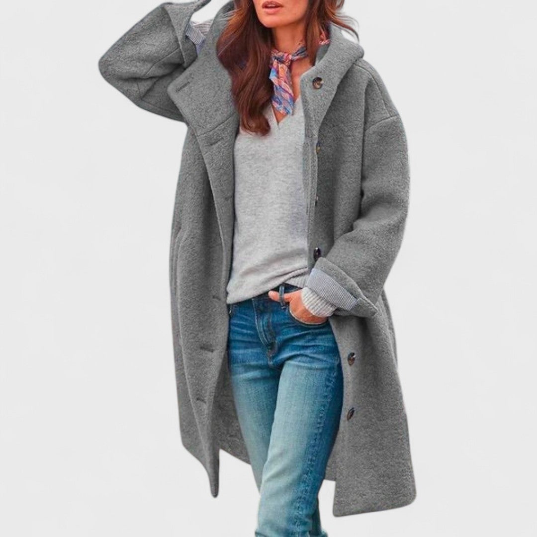 womens sleek city blazer jacket | smart casual outerwear - detail view