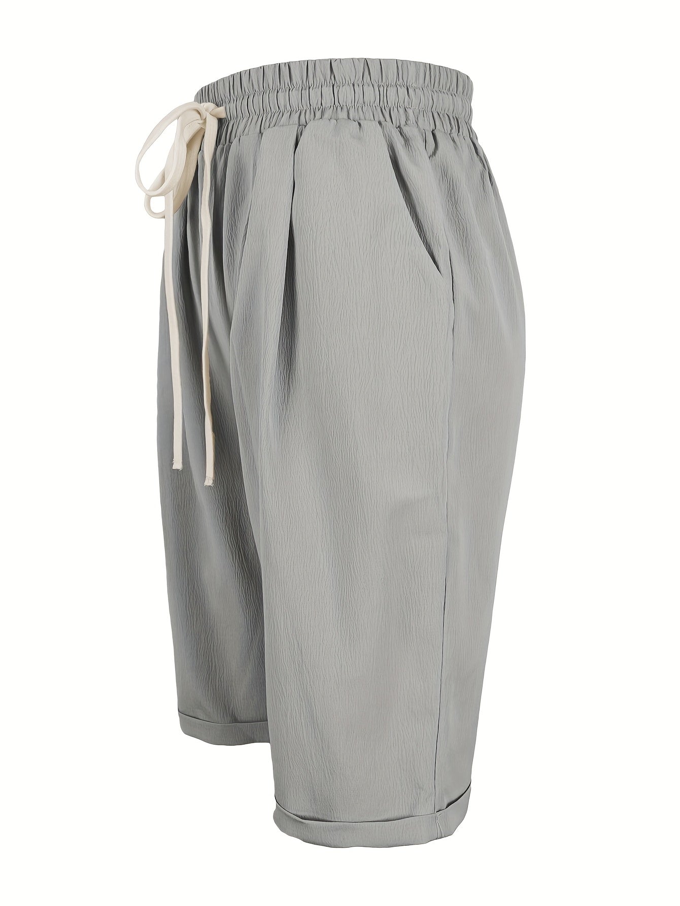 womens relaxed fit capri pants | casual cropped trousers - lifestyle view