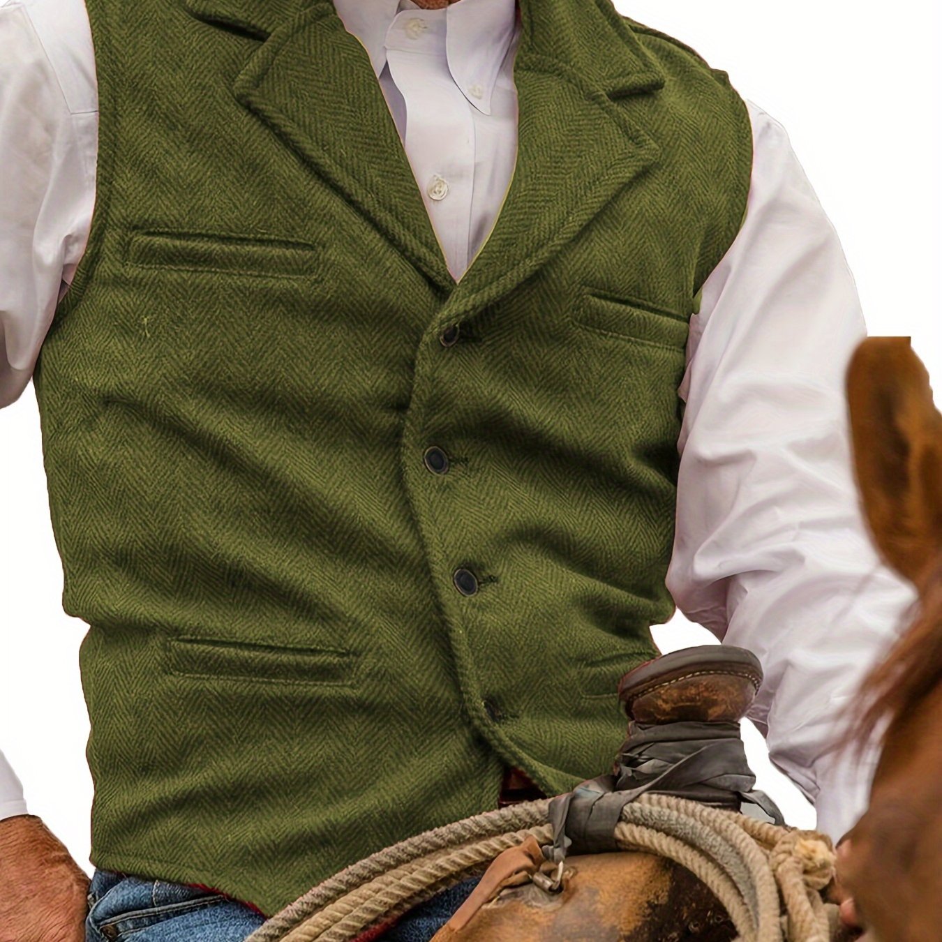 Men's Heritage Herringbone Vest