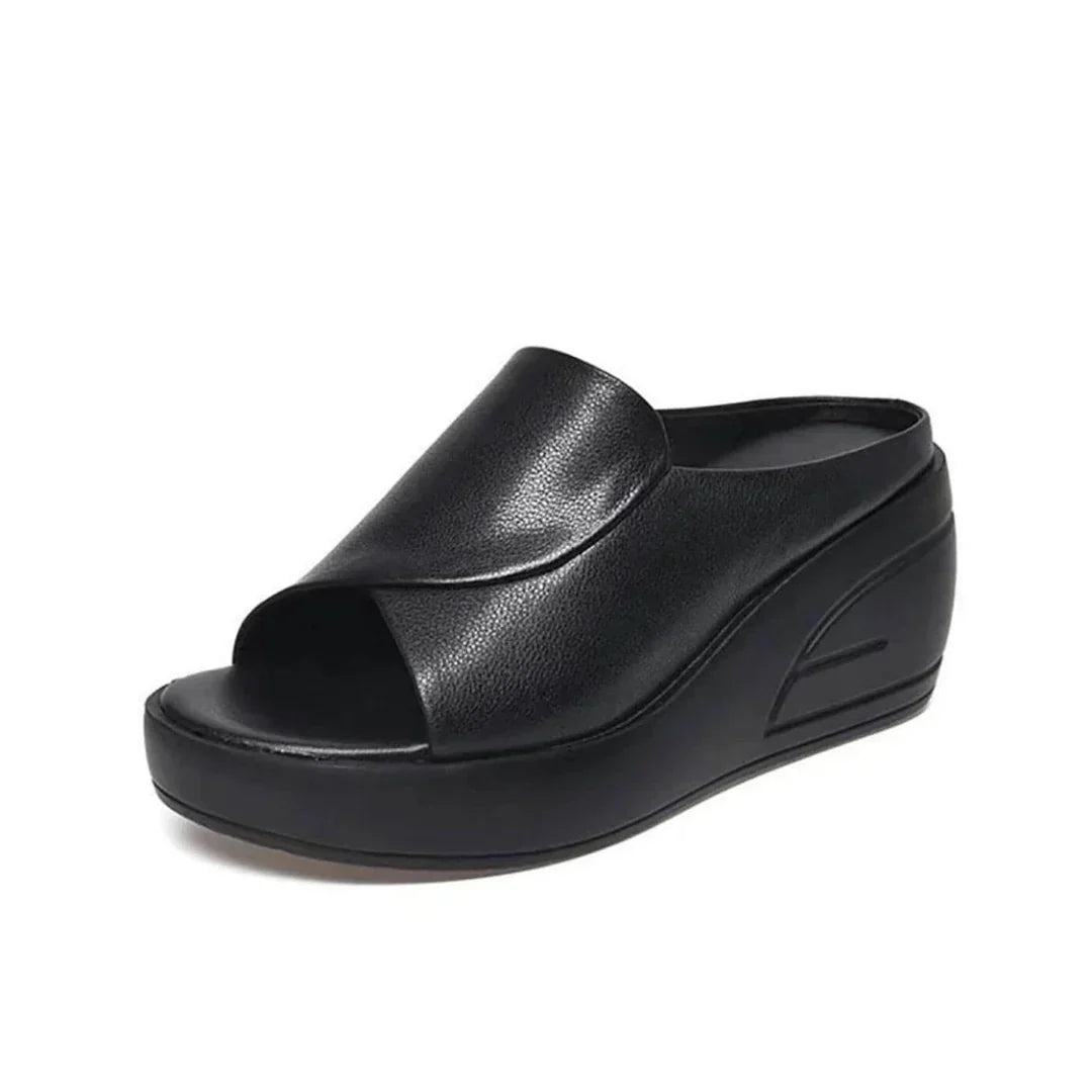 Women's Orthopaedic Slip-On Wedge Sandals | Arch Support Cushioned