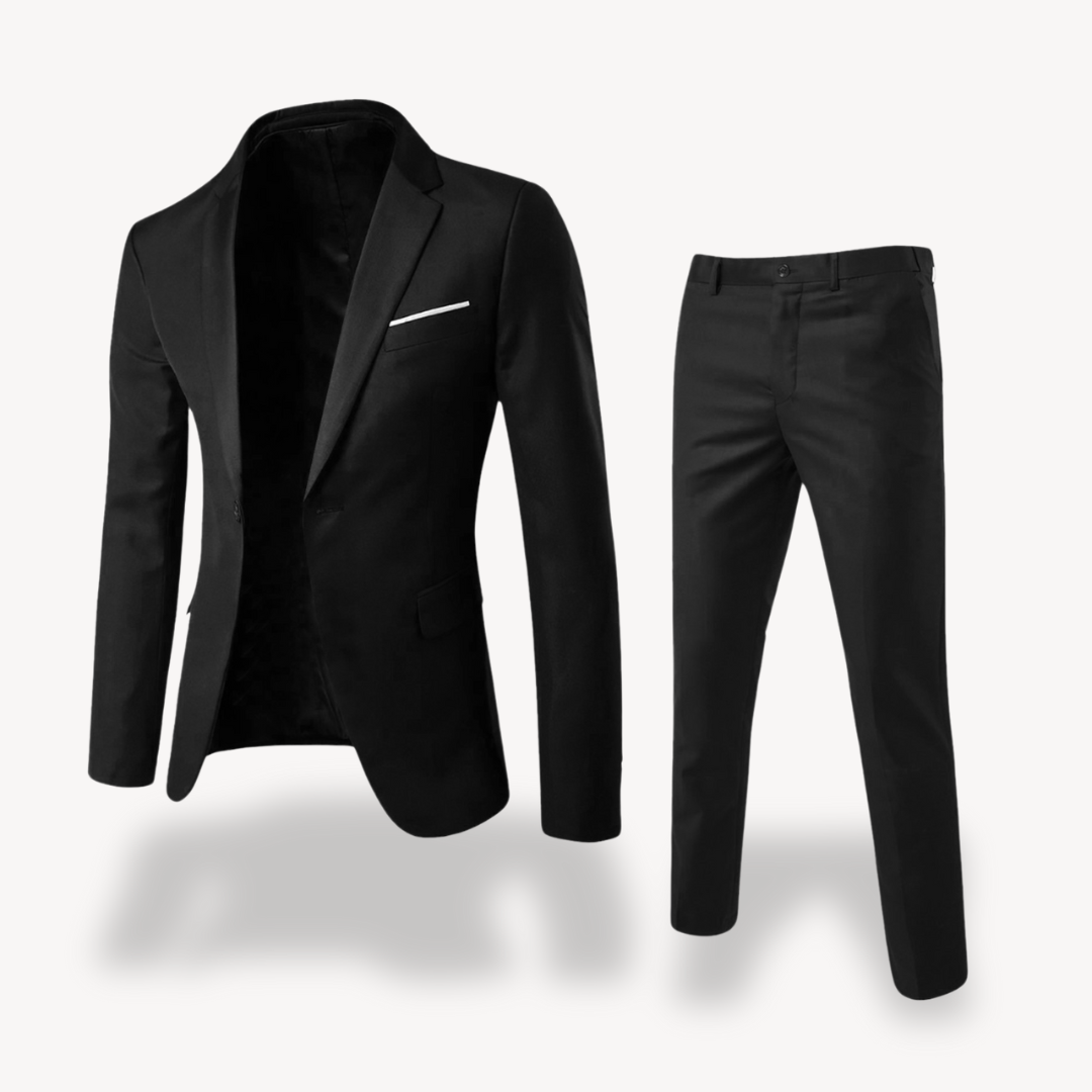 Men's formal suit black