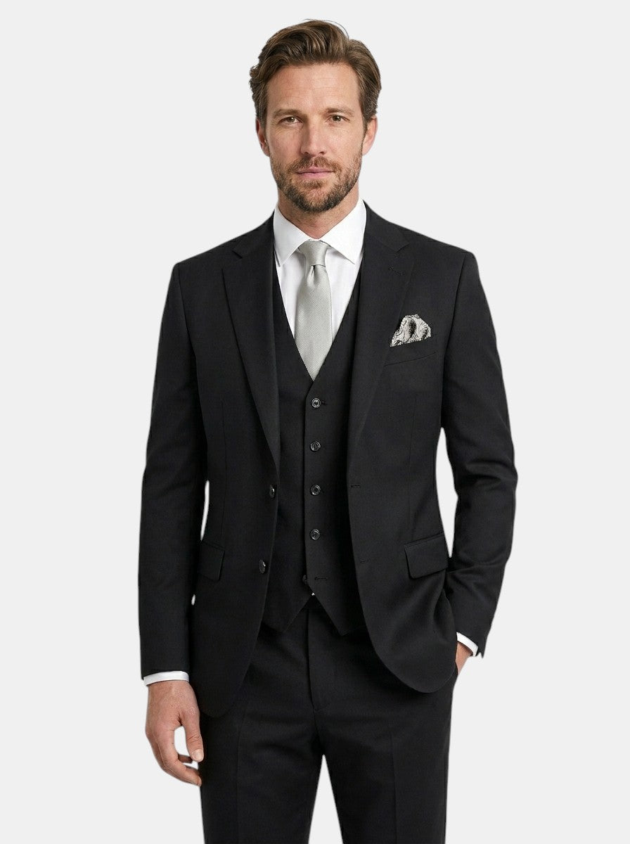 Men's classic slim fit 3-piece suit, trousers view