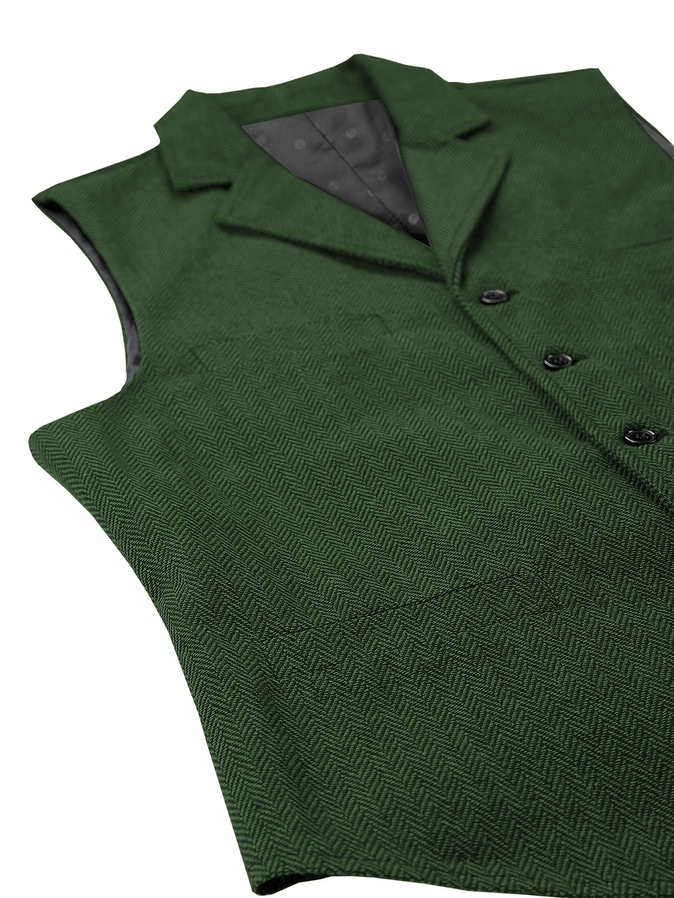 Men's Herringbone Tailored Vest