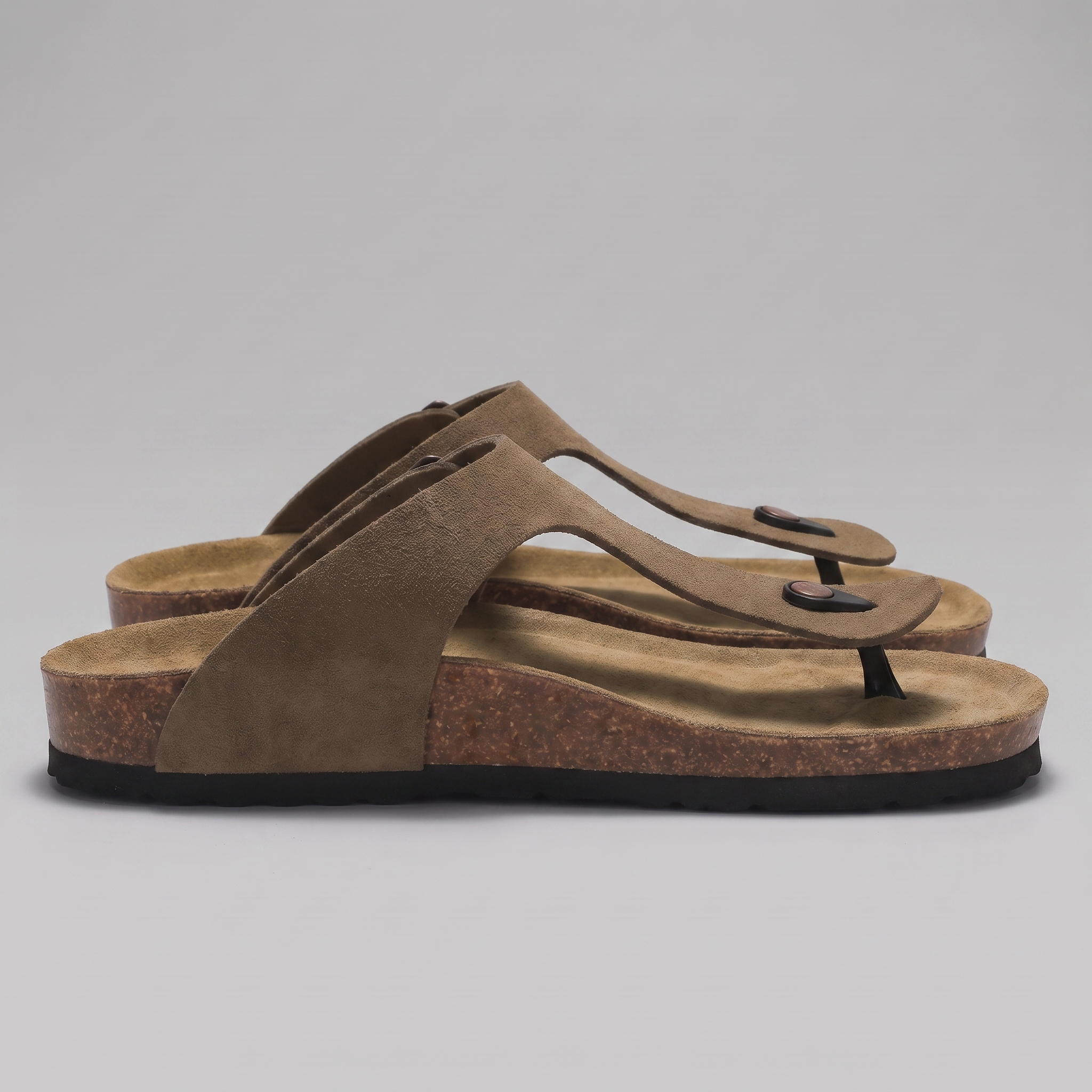 Men's Buckle Strap Slide Sandals