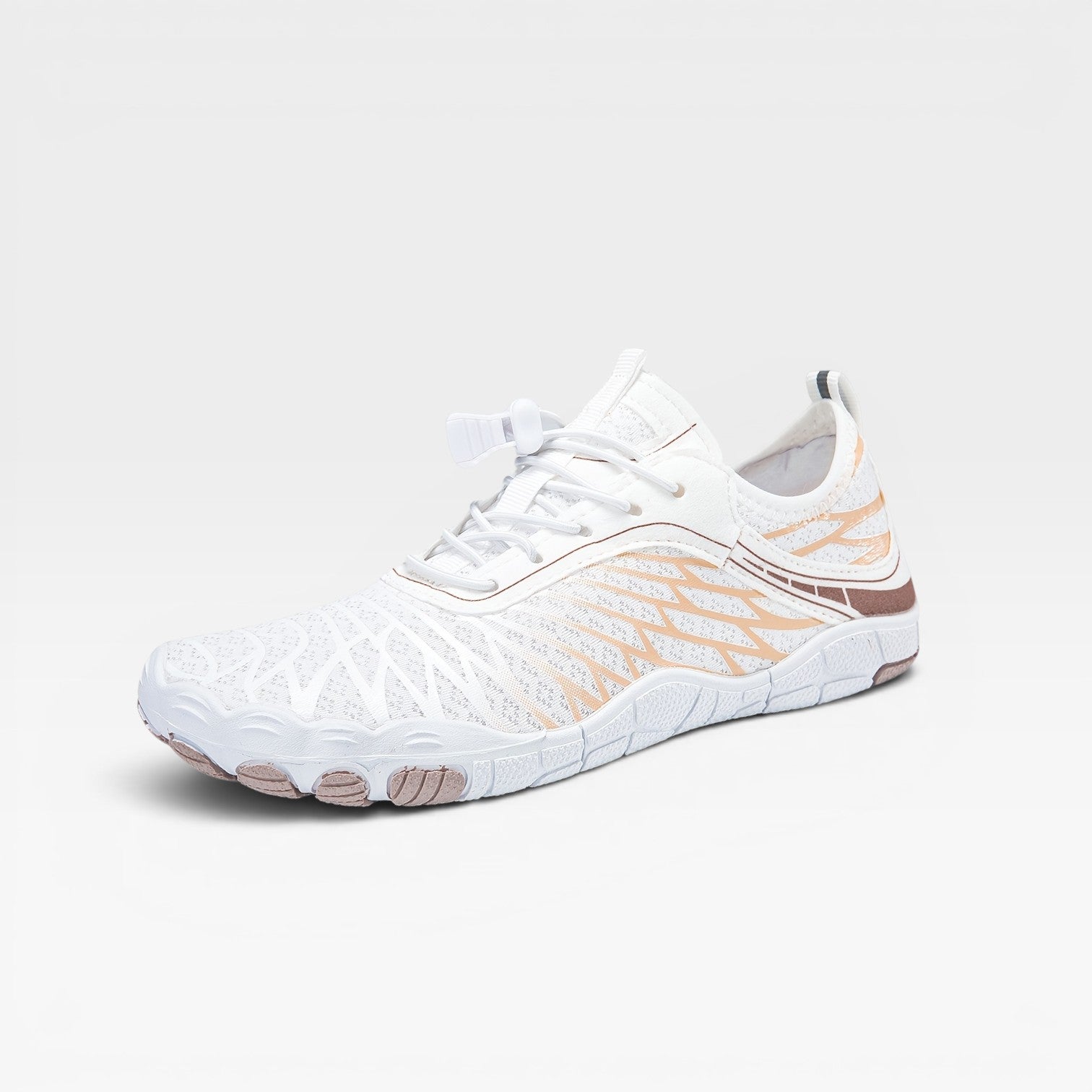 Men's barefoot mesh trainers gym fitness use view