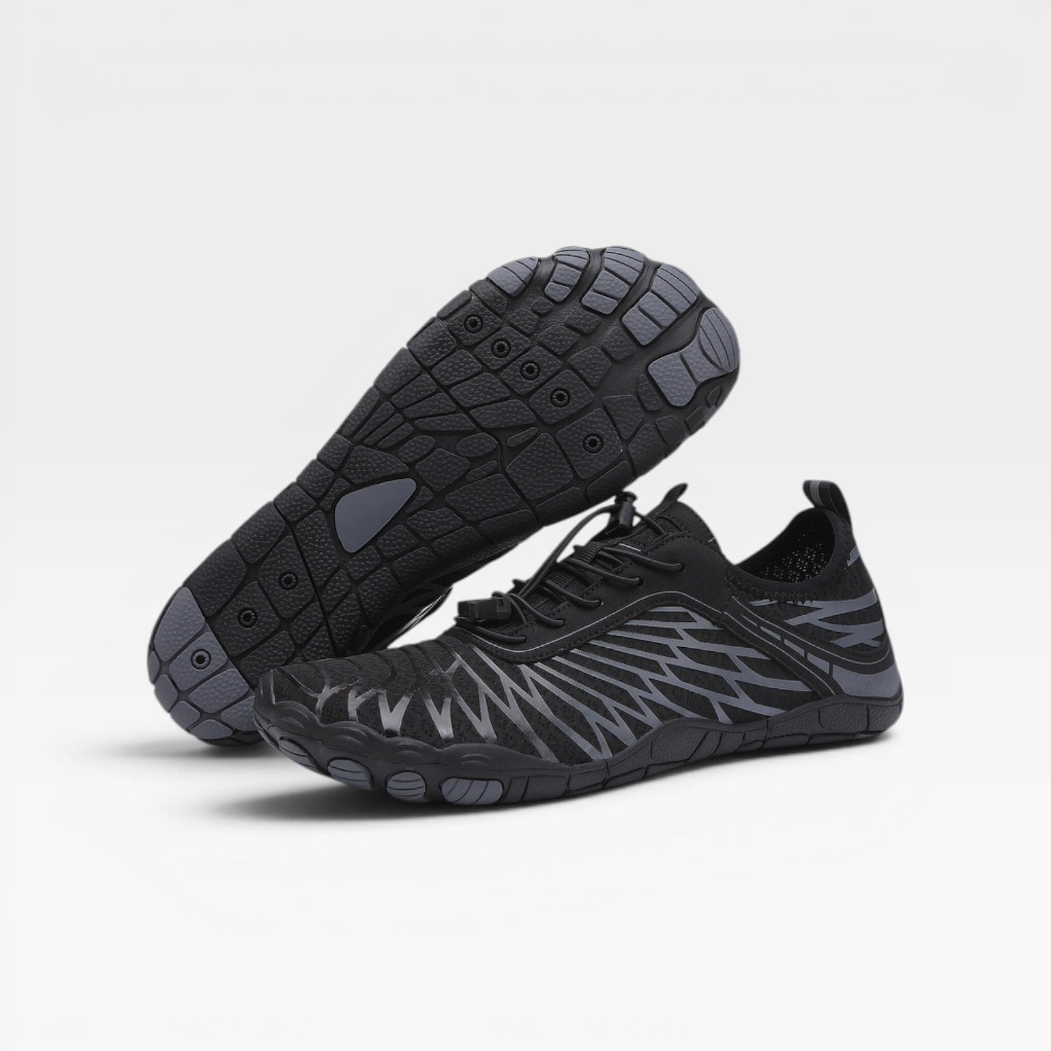 Men's barefoot quick-dry mesh trainers - blue