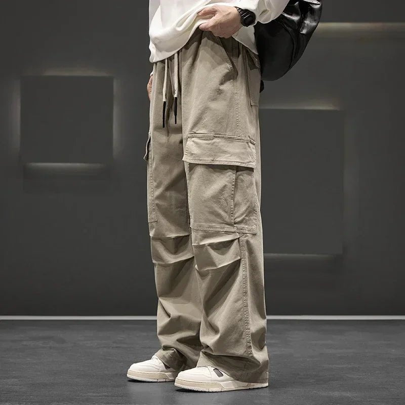 men's straight leg cargo pants - alternate view