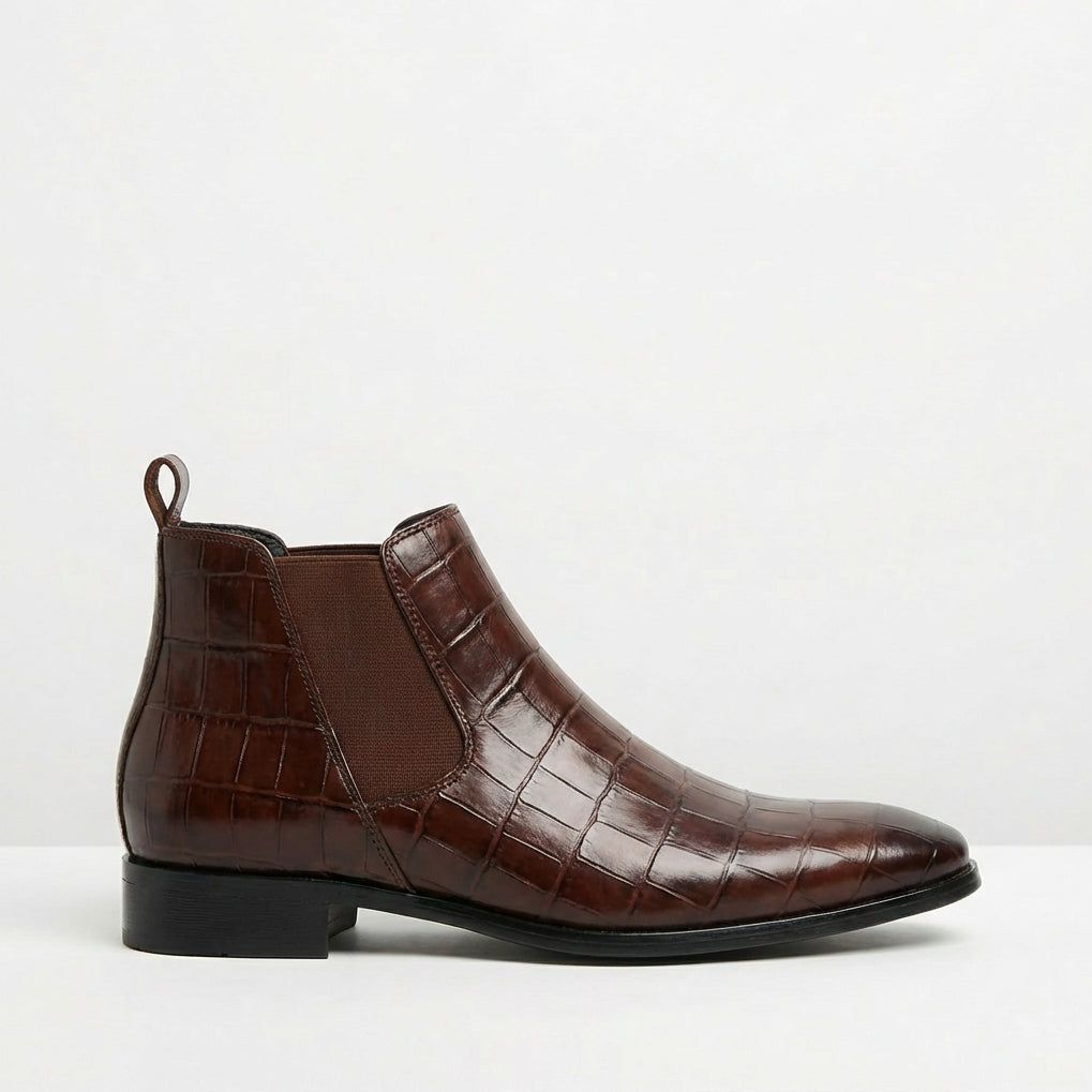Men's Chelsea Boots | Slip-On Classic Ankle Boots Casual Smart Footwear