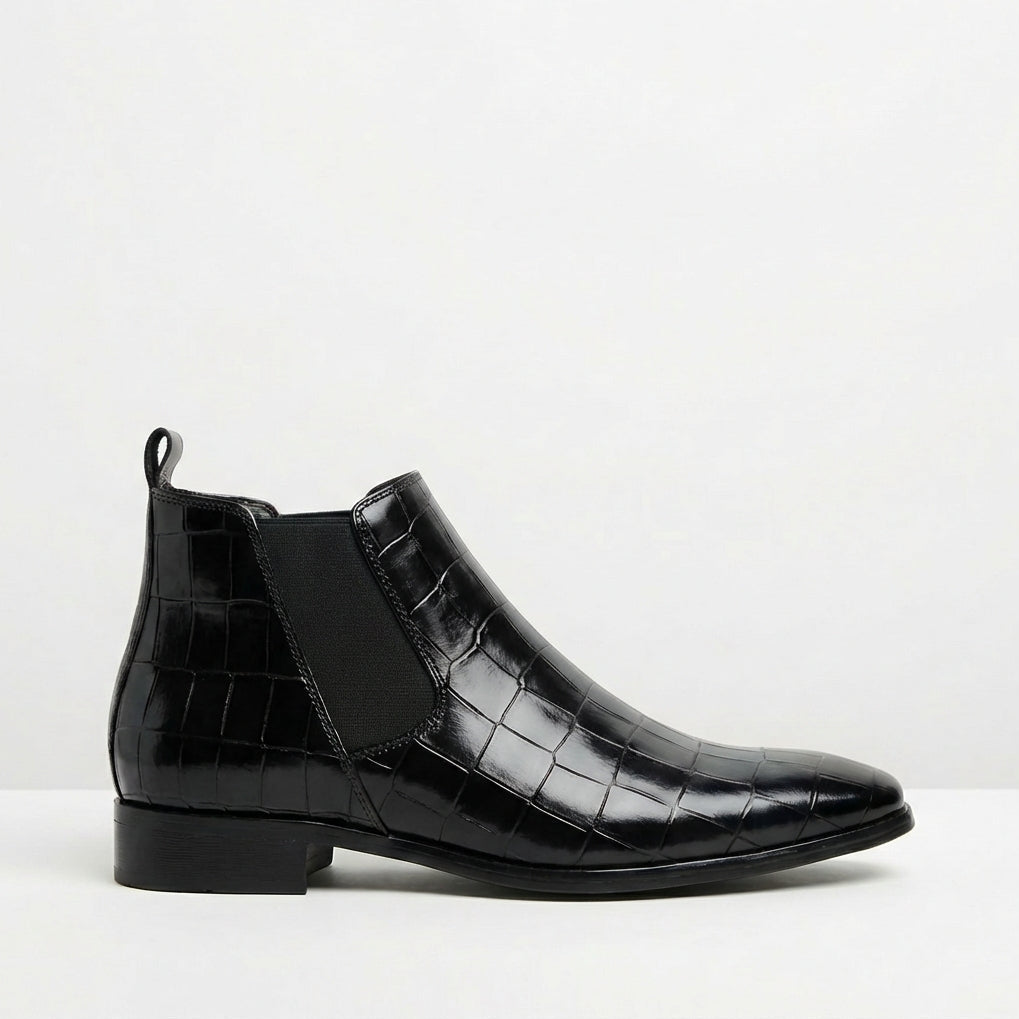 Men's Chelsea Boots | Slip-On Classic Ankle Boots Casual Smart Footwear