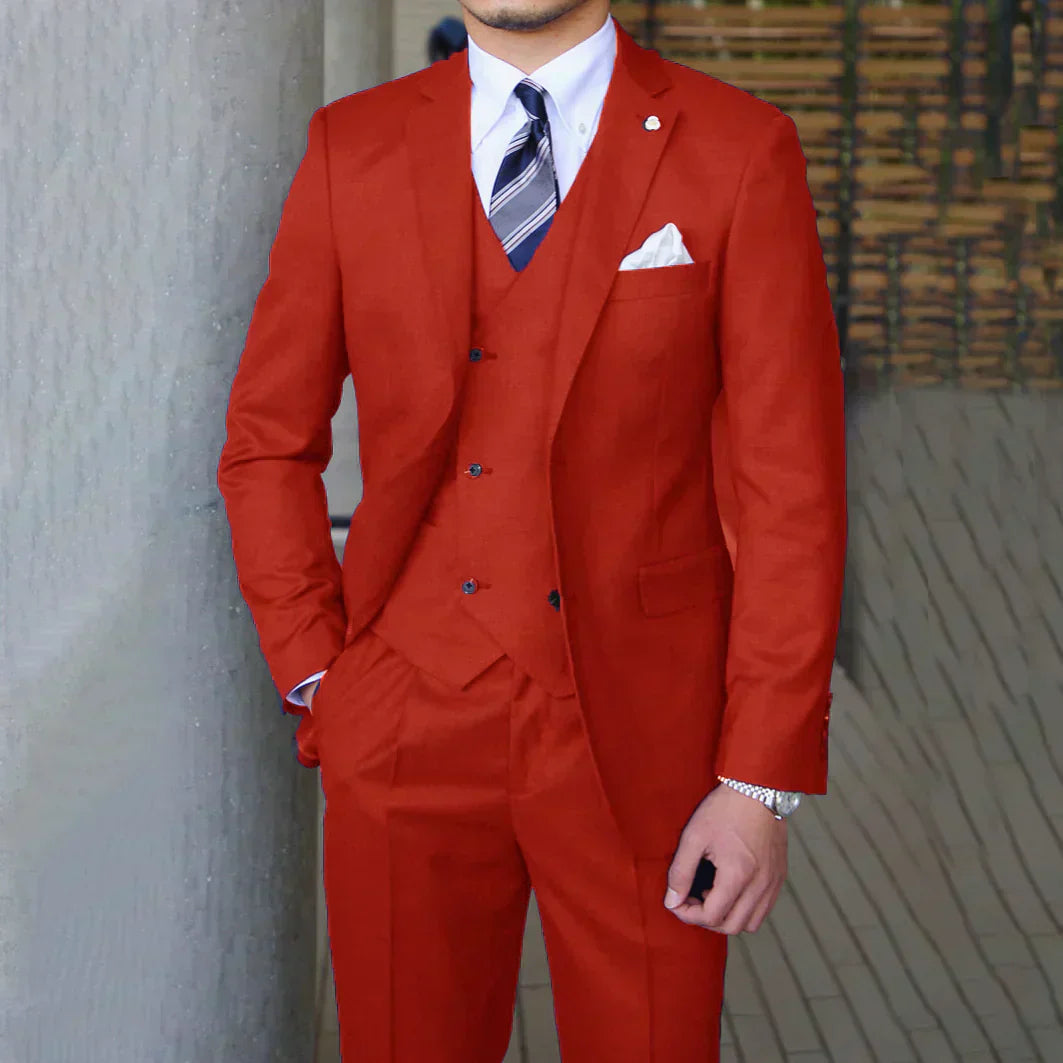 Men's Classic Tailored 3-Piece Formal Suit - photo 7