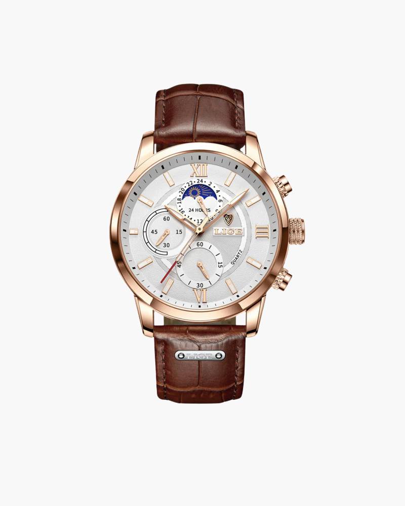 Men's Classic Waterproof Dress Watch | Stainless Steel Analog Timepiece