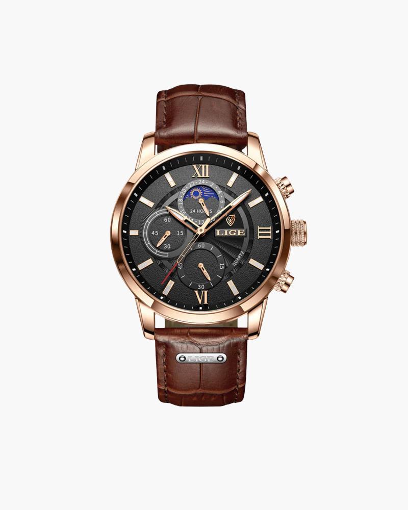 Men's Classic Waterproof Dress Watch | Stainless Steel Analog Timepiece