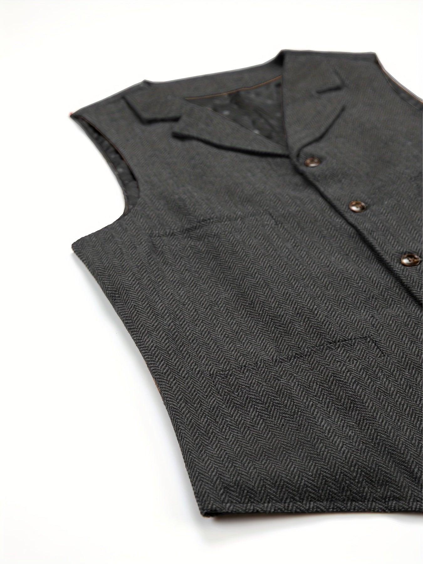 Men's Heritage Herringbone Vest - photo 10