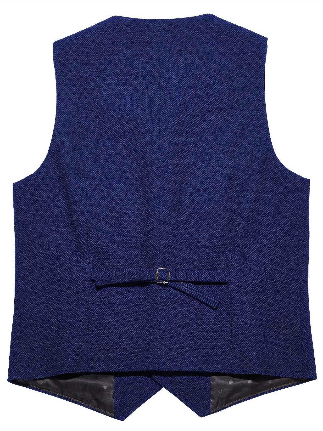 Men's Herringbone Tailored Vest - photo 17