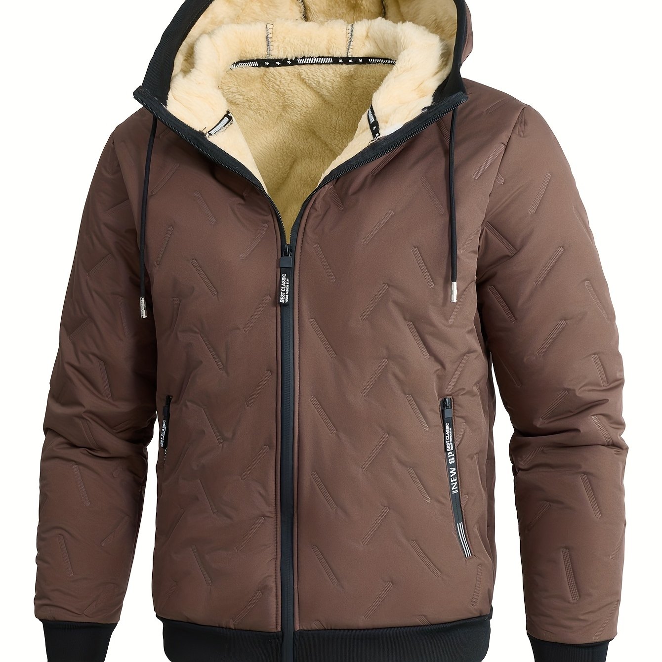 Men's Hooded Winter Jacket - photo 1