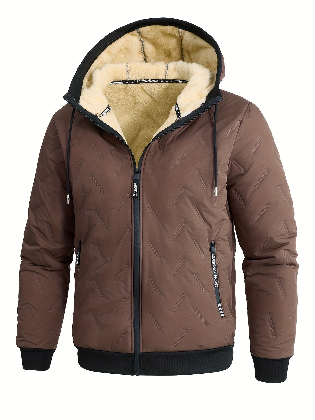 Men's Hooded Winter Jacket - photo 2