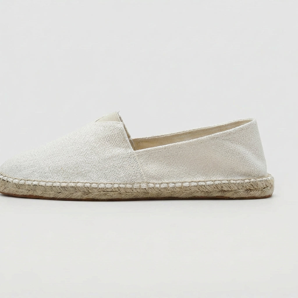 Men's Linen Espadrille Loafers | Lightweight Slip-On Summer Casual Shoes