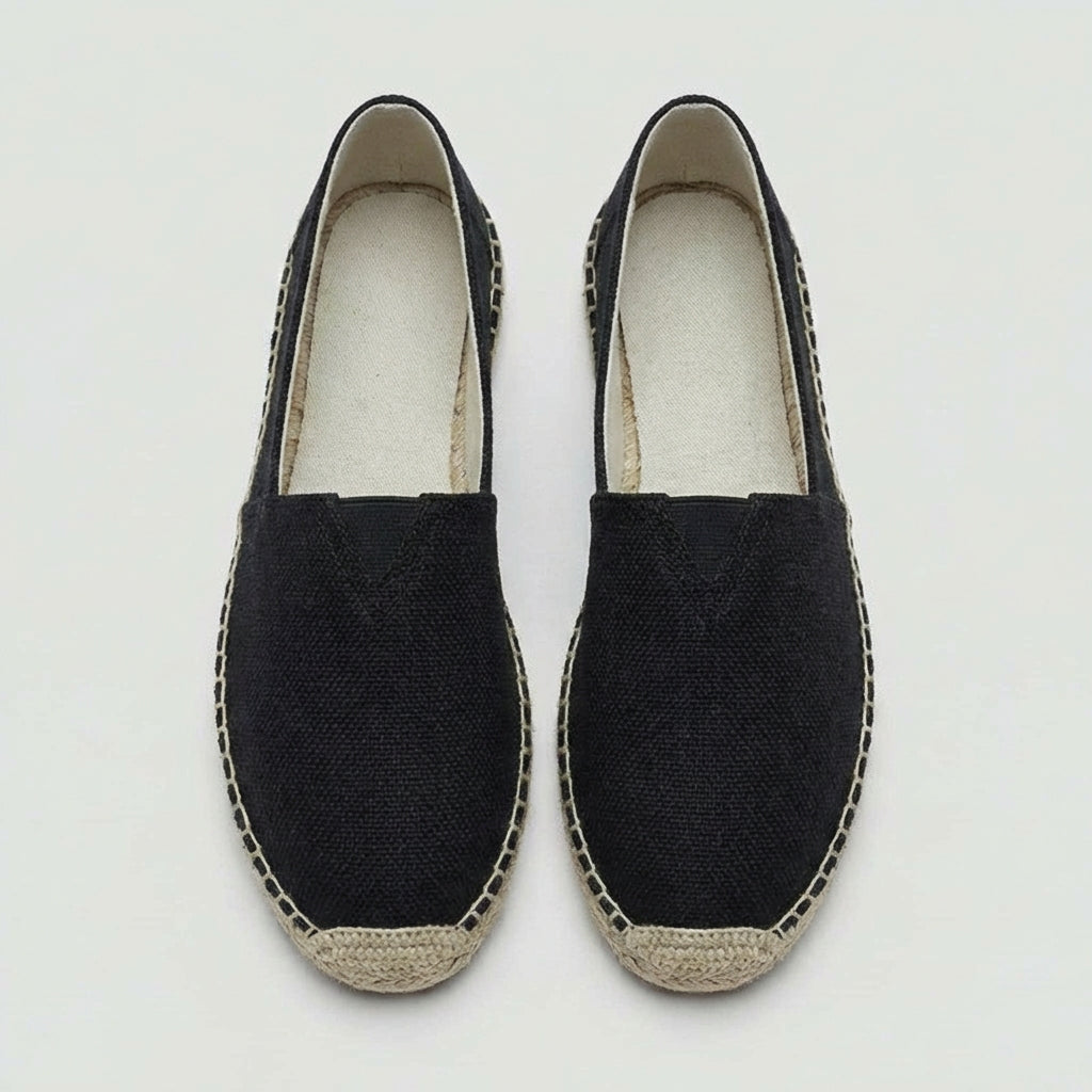 Men's Linen Espadrille Loafers | Lightweight Slip-On Summer Casual Shoes