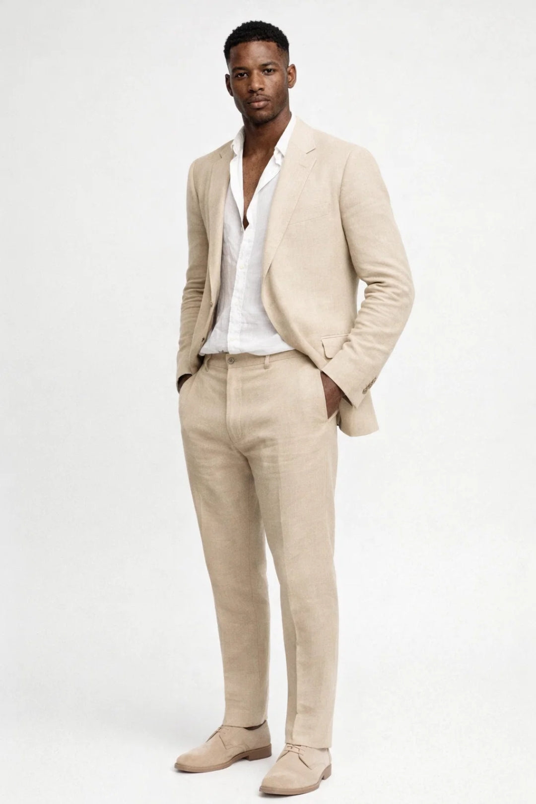 Men's regular fit two-piece set - detail view