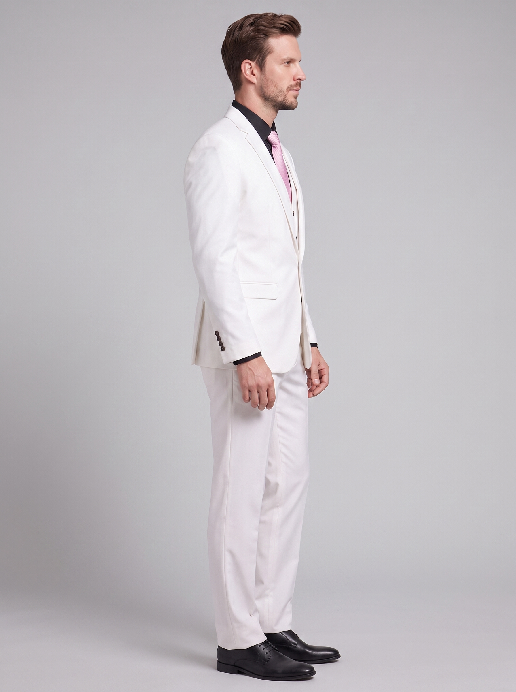Men's slim fit formal suit view 10