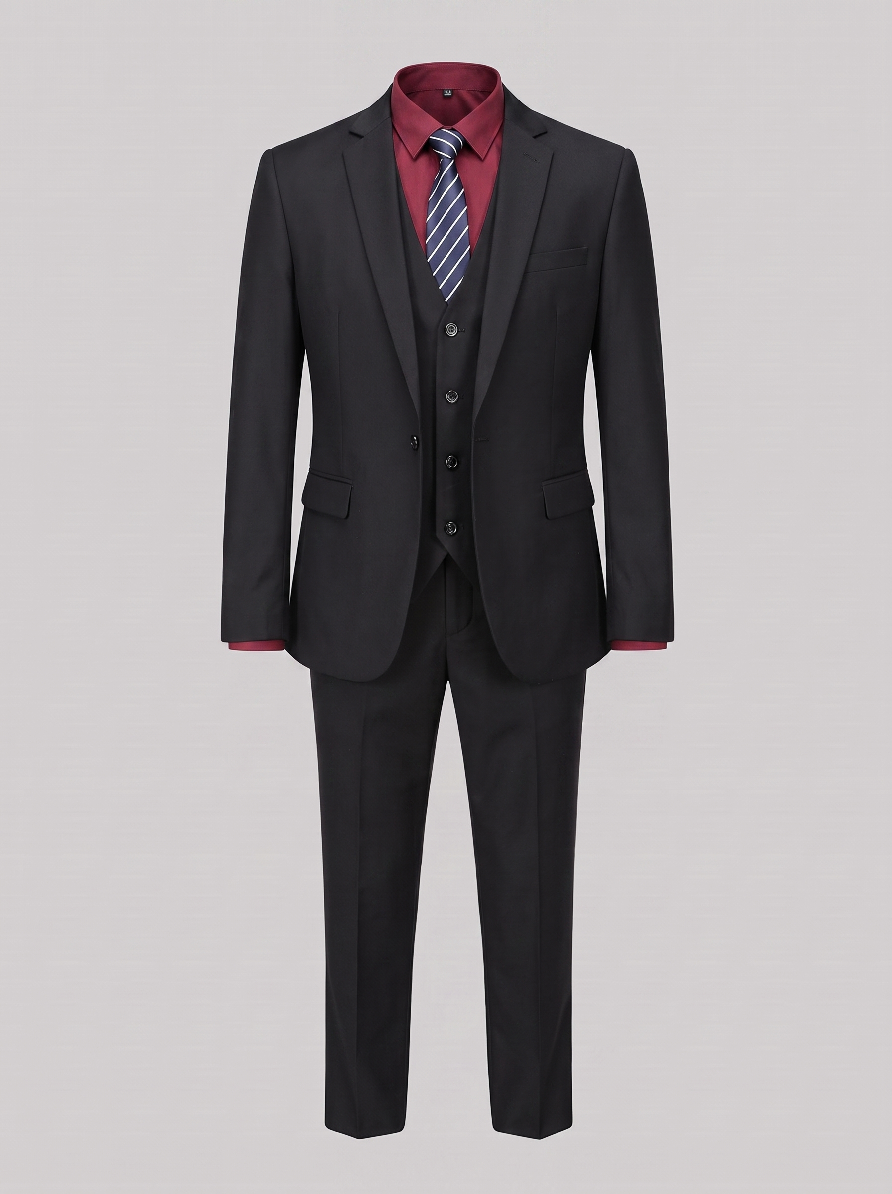 Men's slim fit formal suit view 6