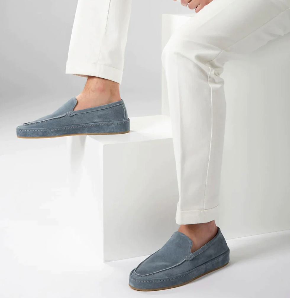 Men's Slip-On Leather Loafers - photo 5
