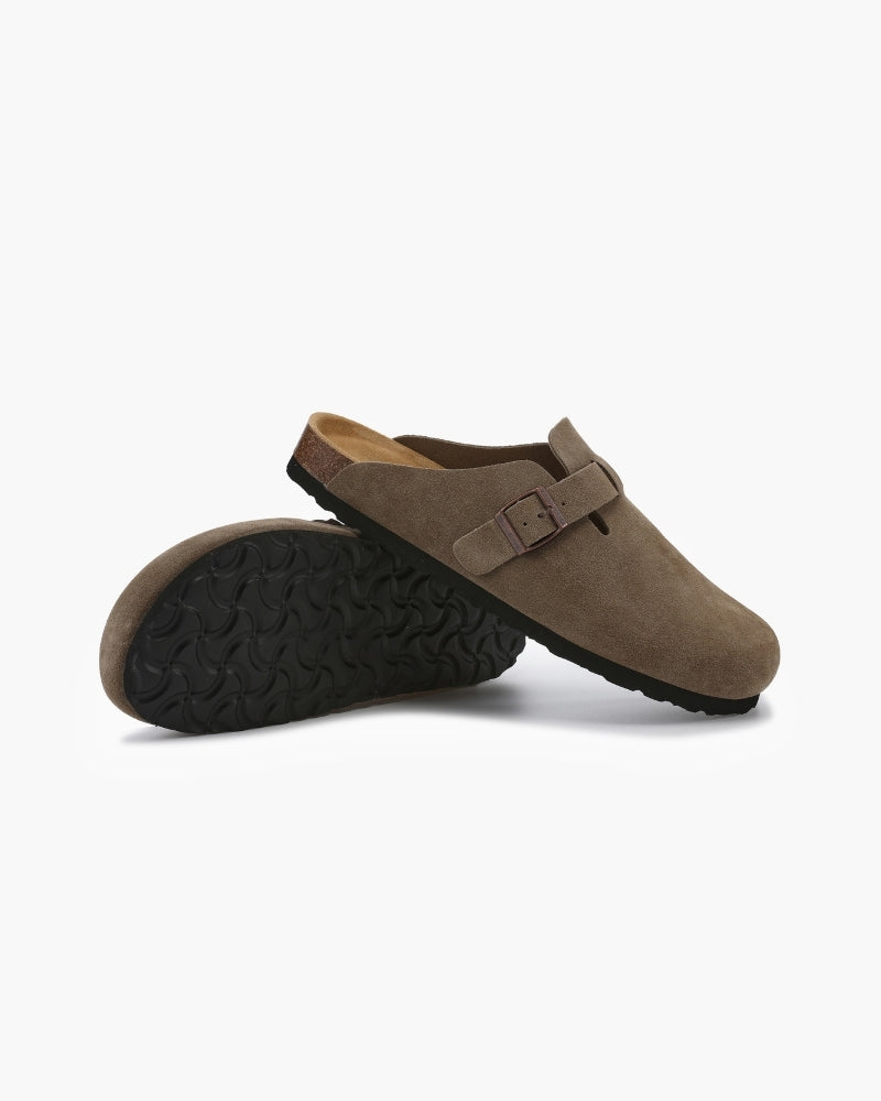 Men's Suede Clogs | Slip-On Casual Footwear