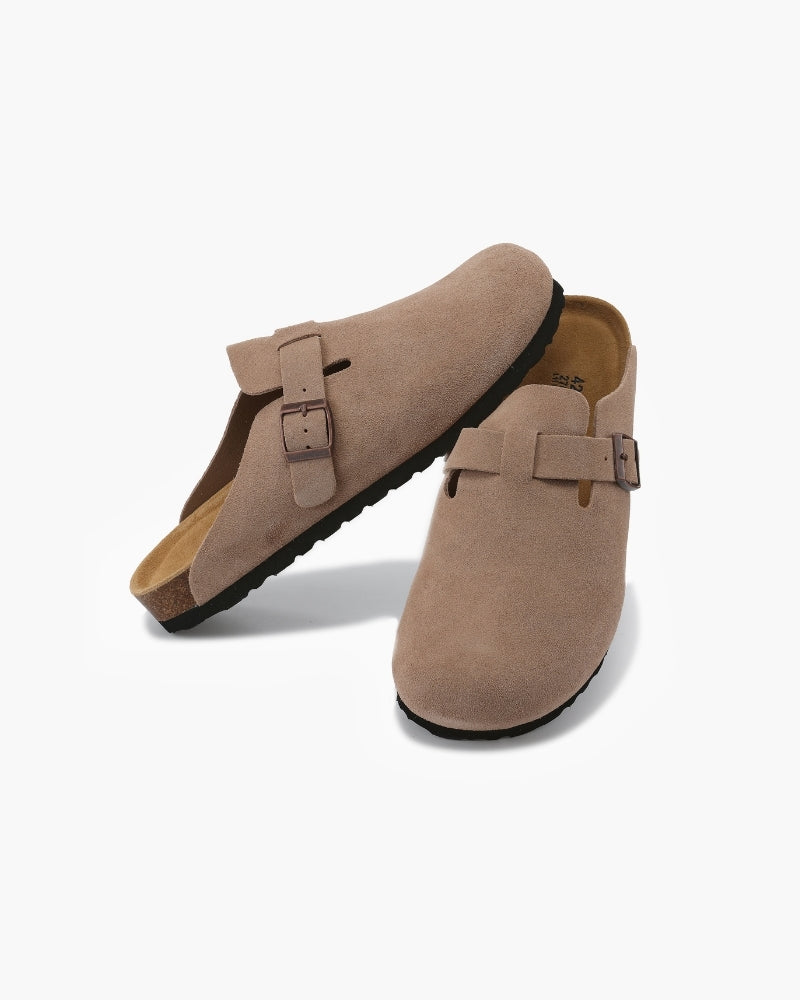 Men's Suede Clogs | Slip-On Casual Footwear