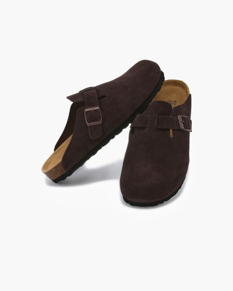 Men's Suede Clogs | Slip-On Casual Footwear