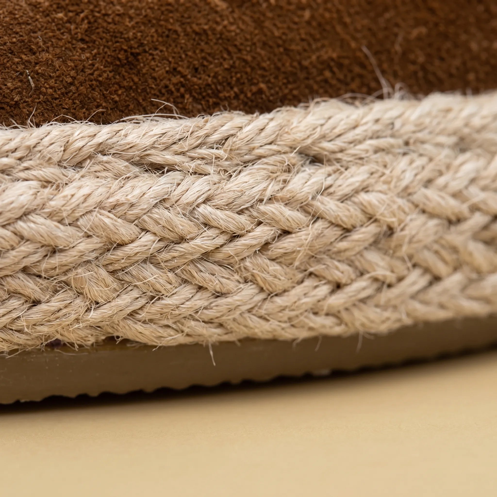 men's suede flat loafers - back view